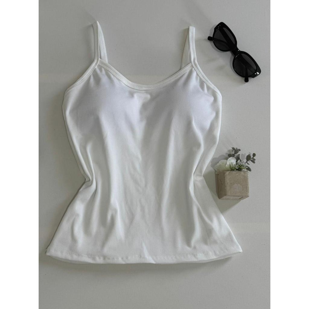 LISO XI REGADA CANELADA FEMININA COM BOJO