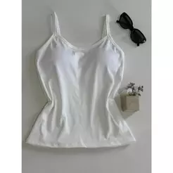 LISO XI REGADA CANELADA FEMININA COM BOJO