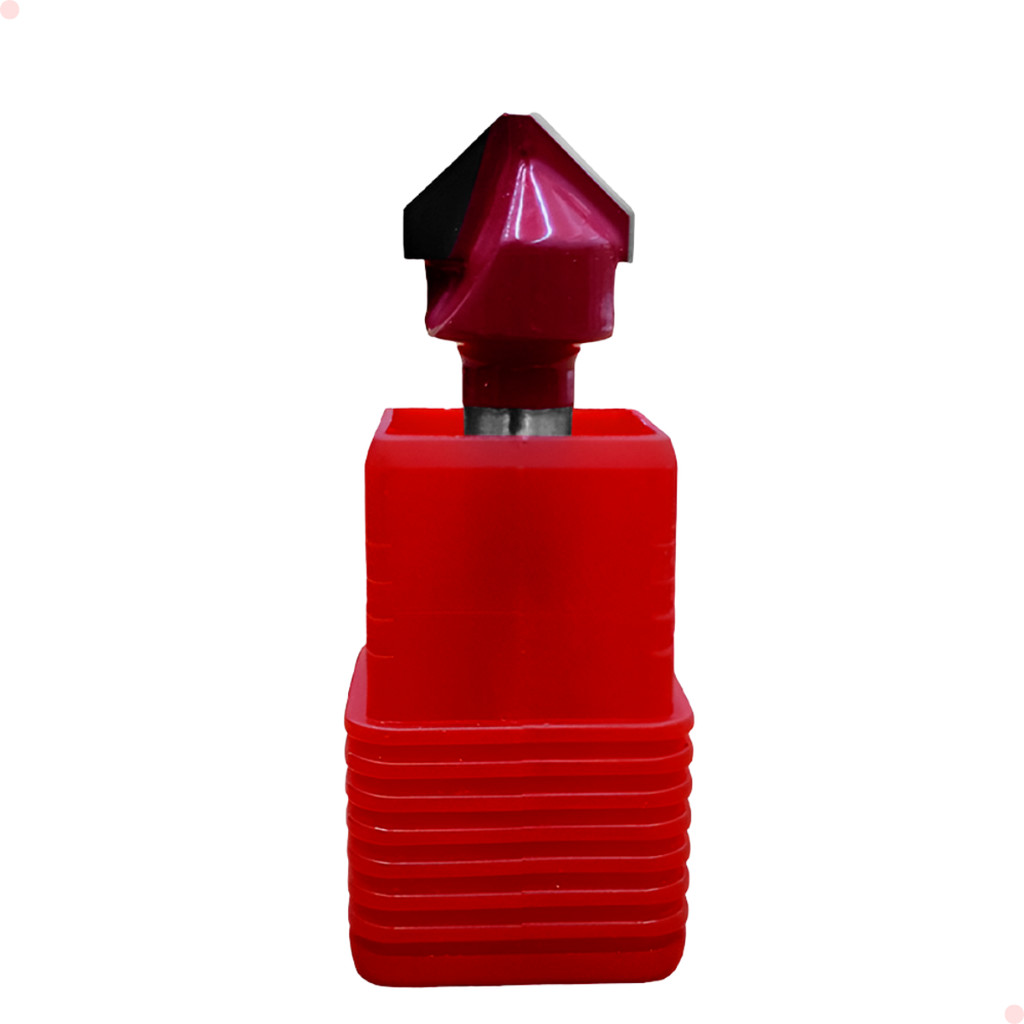 Fresa Para Dobrar ACM Metal Duro Rocast Haste de 6mm Comprimento 42mm CNC ROUTER ACM USINAGEM TUPIA