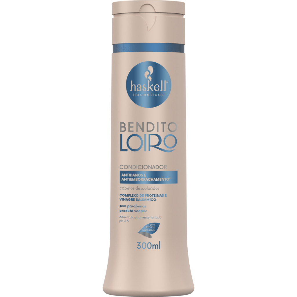Condicionador Bendito Loiro 300ml | Hidratação, Proteção e Maciez para Cabelos Descoloridos em Oferta na Shopee