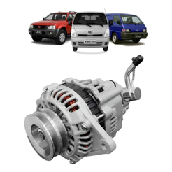Alternador L200 H100 Mitsubishi Pajero C/ Bomba Vacuo 90a.