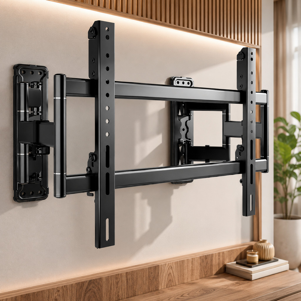 Suporte de TV Retrátil Parede para Televisão 40 a 80 Polegadas Universal VESA 50kg Ajustável LE-3424