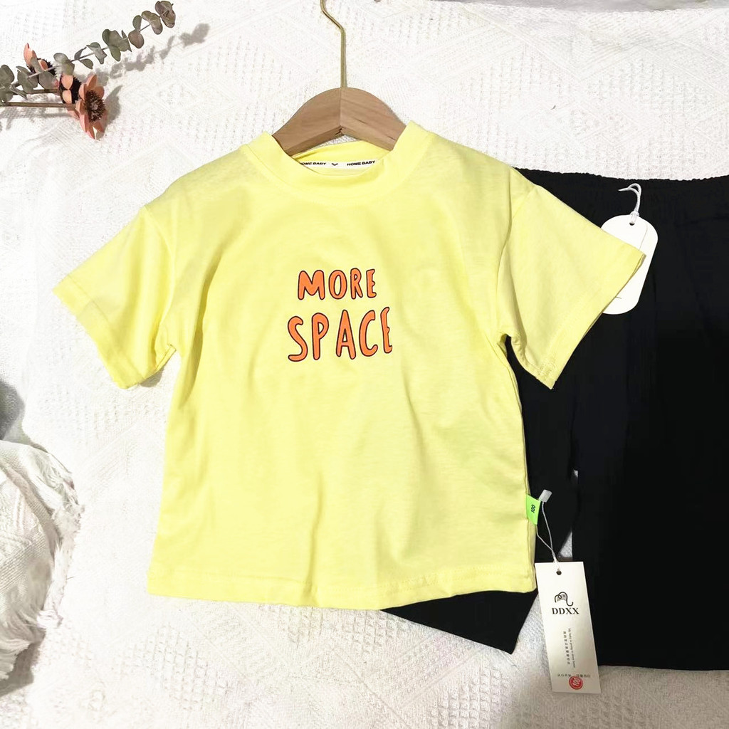 Da Yijia Marca Roupas Infantis DDXX Verão Crianças Puro Algodão Dos Desenhos Animados All-Match Ice Porcelana Algodão Me