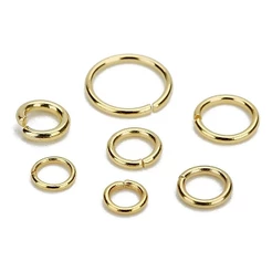 Argolinha Fechada para Artesanato e Bijuterias 100 Unidades 4mm a 10mm Prata/Dourada
