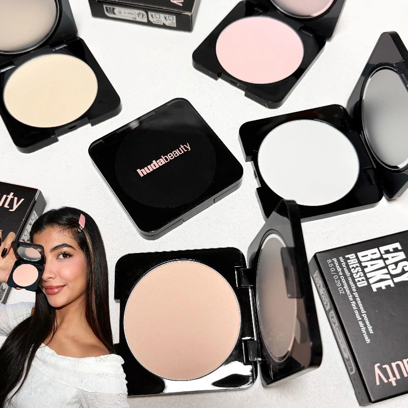 Easy Bake Airbrush Matte Pressed Setting Powder 8.5g-Pó De Maquiagem Facial Para Controle De Óleo Acabamento Fosco Impec