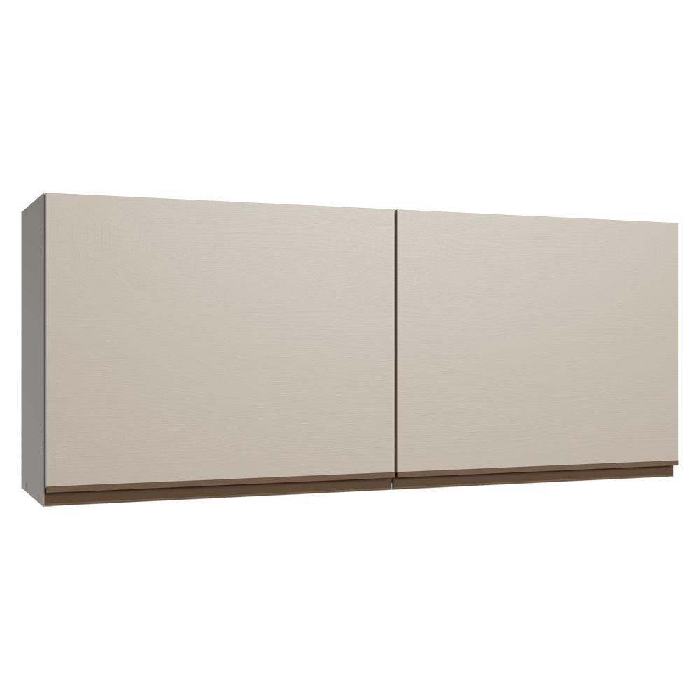 Armário Aéreo 120 cm 2 Portas Crema Nice Madesa