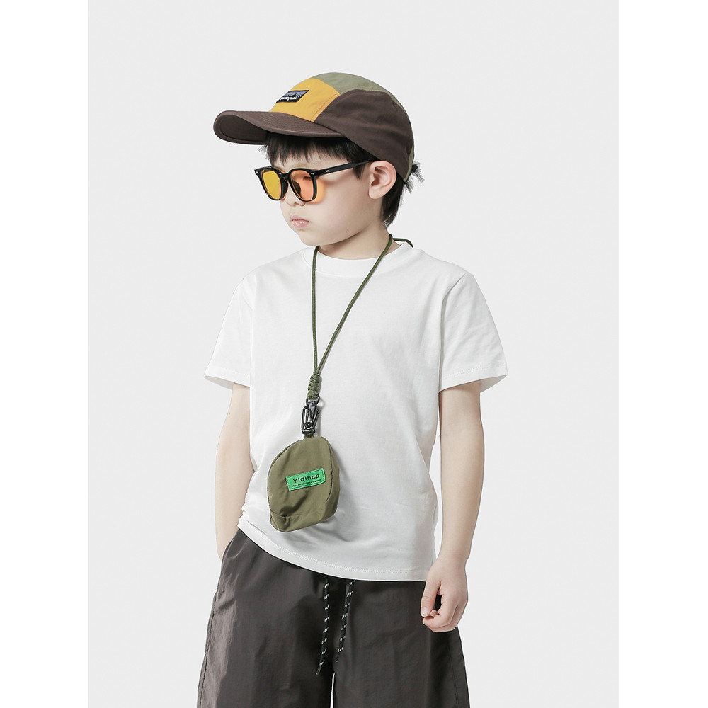 Meninos pequeno branco t puro algodão de manga comprida camiseta 2025 primavera outono crianças meninos em torno do pesc