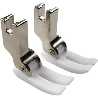 2 Peças de Calcador de Teflon para Máquinas de Costura Industriais Juki, Brother, Singer, Consew