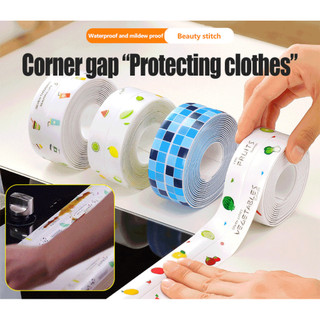 [Durável e Impermeável] Kitchen Bathroom Wall Corner Sealing Tape / Fita Anti-mofo / Fita Impermeável / Proteção para Ca