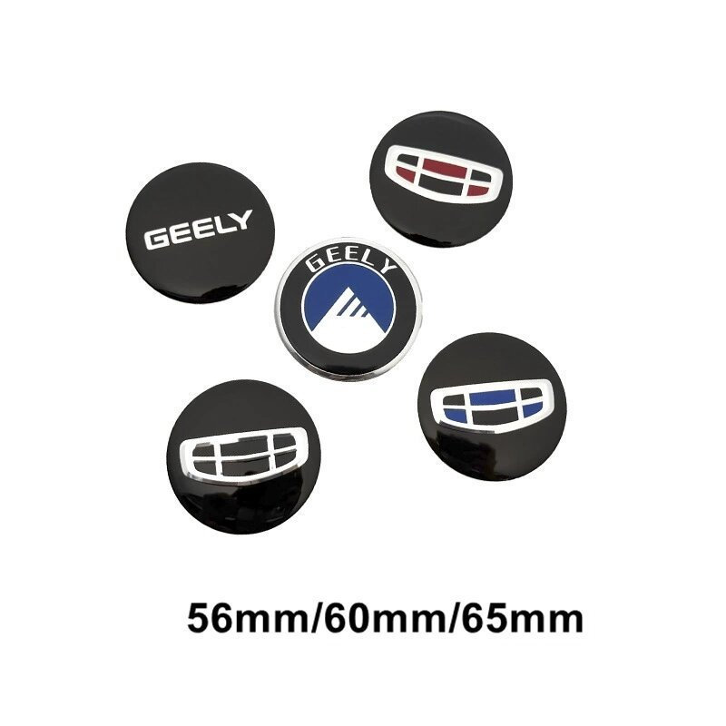 Conjunto de 4 Adesivos para Calotas de Roda para GEELY Emgrand X7 Galaxy MONJARO COOLRAY CITYRAY ATLAS EX5 EX2