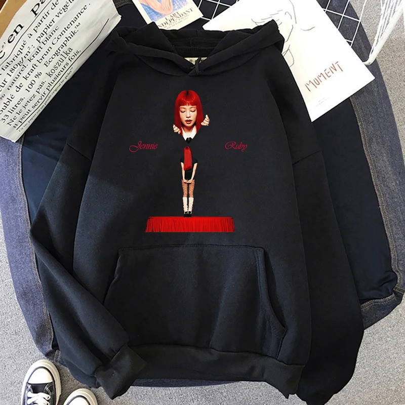 Moletom Blusa 100% Algodão JENNIE Ruby New Album Kpop — imagem 2 de 2