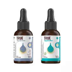 Kit Family Care Iron Plus + DHA Líquido 30ml True