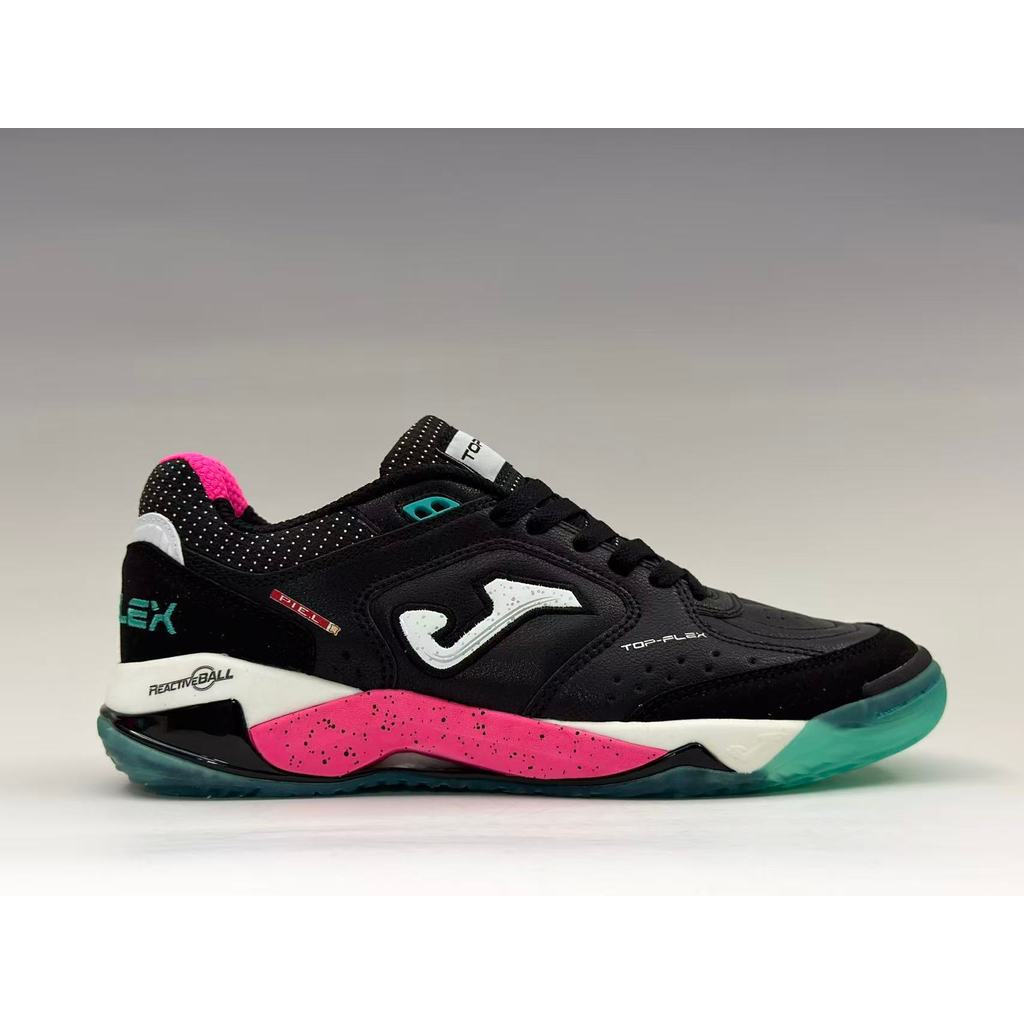 Chuteiras Masculinas De Futsal Top Flex Rebound Plus IC Branco Preto Azul