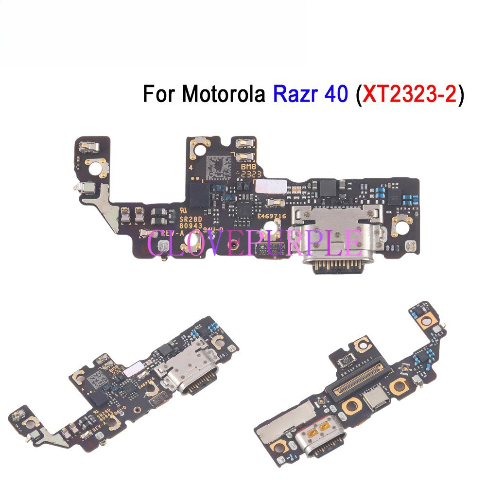 1X Placa De Porta De Carregamento Para Motorola Razr 40 2023/Motor Gen 3 , XT232