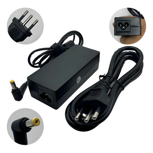 Carregador Para Notebook Acer Aspire Ultrabook 19v 3.42a 65w Pino 5.5 X 1.7 mm