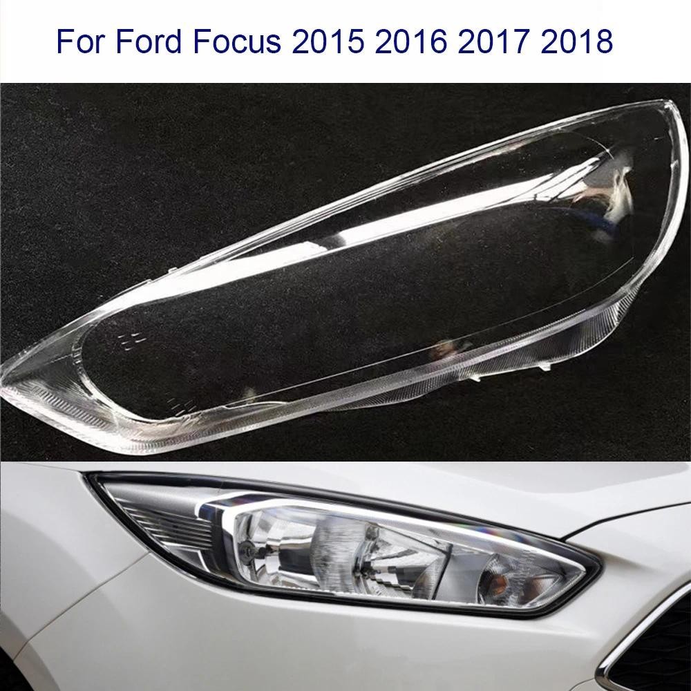 Para Ford Focus 2015 2016 2017 Farol Capa De Plástico Escudo Substituição Abajur Transparente Acessórios Automóveis