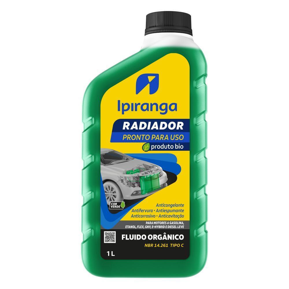Aditivo Fluido para Radiador de Carro Verde Ipiranga 1L
