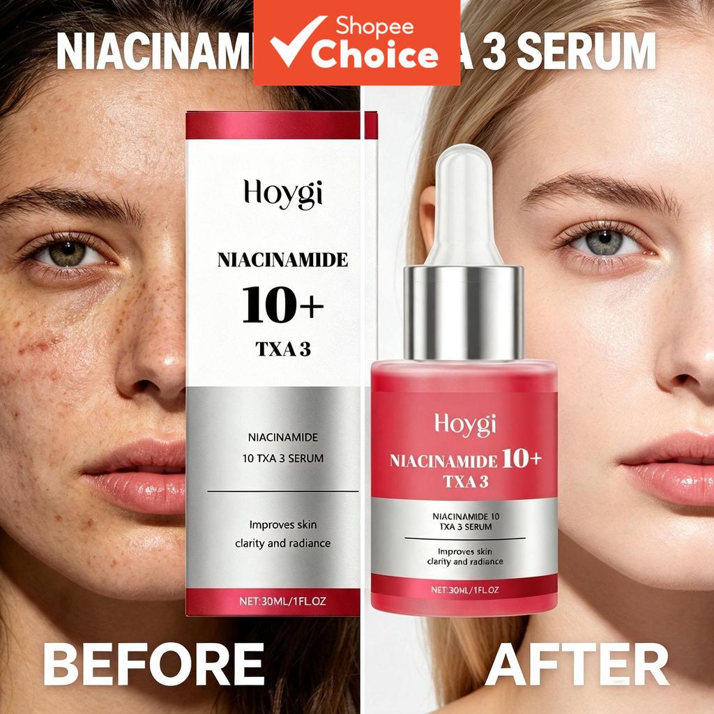 Soro Hoygi Niacinamida TXA3 , Essência Iluminadora , Facial Desbotado Para Manchas Escuras Hidratante Cuidados Com A Pel