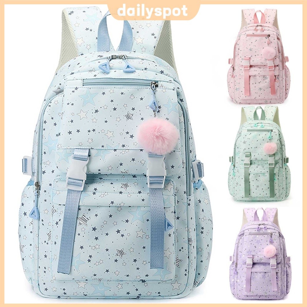 Mochila Feminina Fofa Com Pingente , Casual De Viagem Para Professores De Negócios , Viagens , Piqueniques , Festas [dai