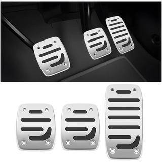 3 Peças de Capas para Pedais de Carro, Kit de Capas Antiderrapantes para Pedais de Transmissão Manual de Veículos, Capa 