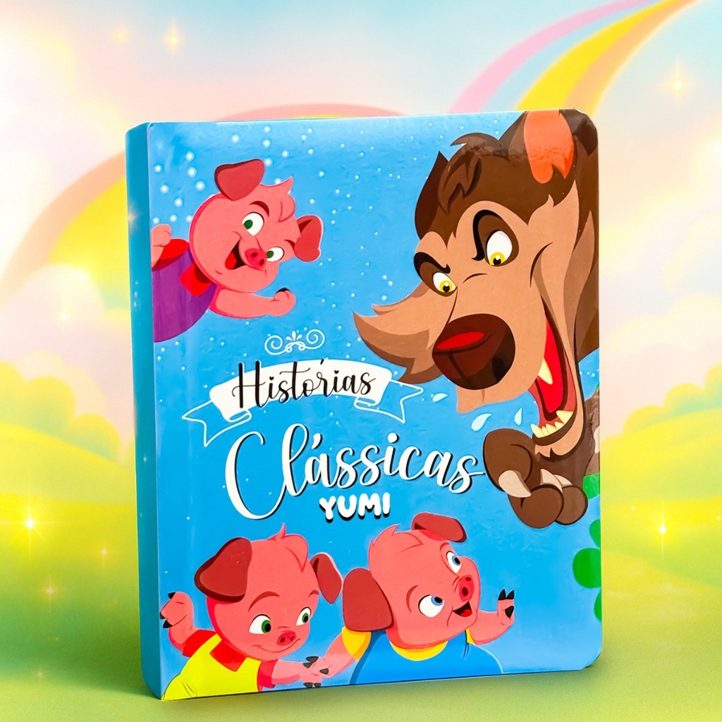 Livro Infantil Histórias Clássicas - Contos Clássicos | Leitura Ilustrada Para Crianças Almofadado