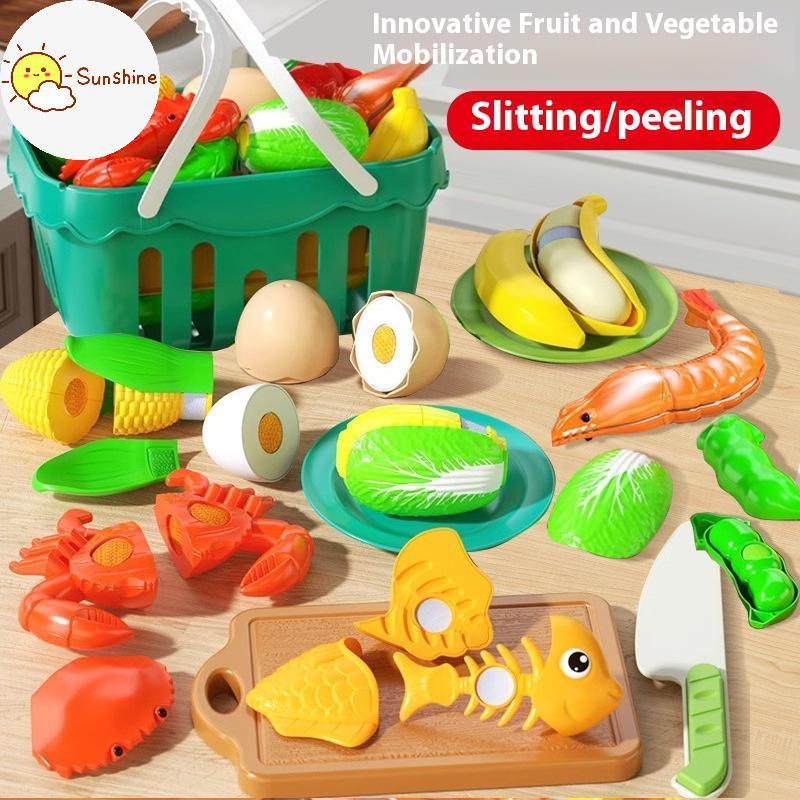 OMS 1 Peça Jogar Casa Dpress Brinquedos Educativos Montessori Colar Chechele Simulação Durian Melancia Brinquedo Educati