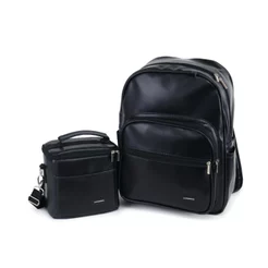 Kit Mochila Essential + Térmica Move Mini Preta