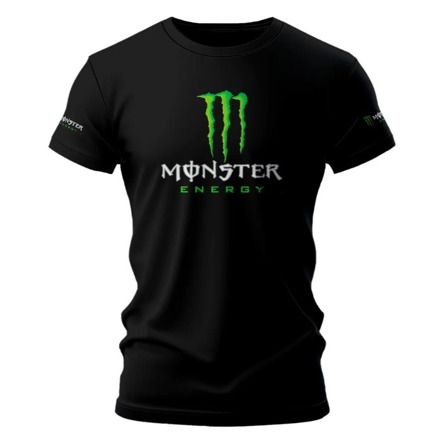 Camiseta Dry Fit Masculina MNSTR 2026 Premium Academia Treino Fitness Confortável Leve Respirável