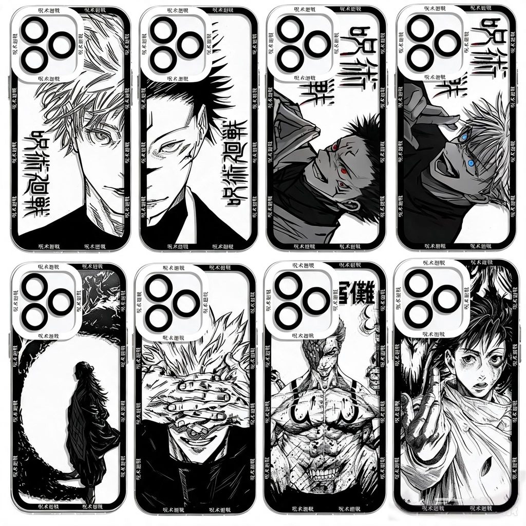 Capa De Telefone De Silicone Para Samsung Galaxy A56 A26 A36 A57 A07 A55 A35 A16 A15 A53 A34 A54 A06 Caso Jujutsu Kaisen