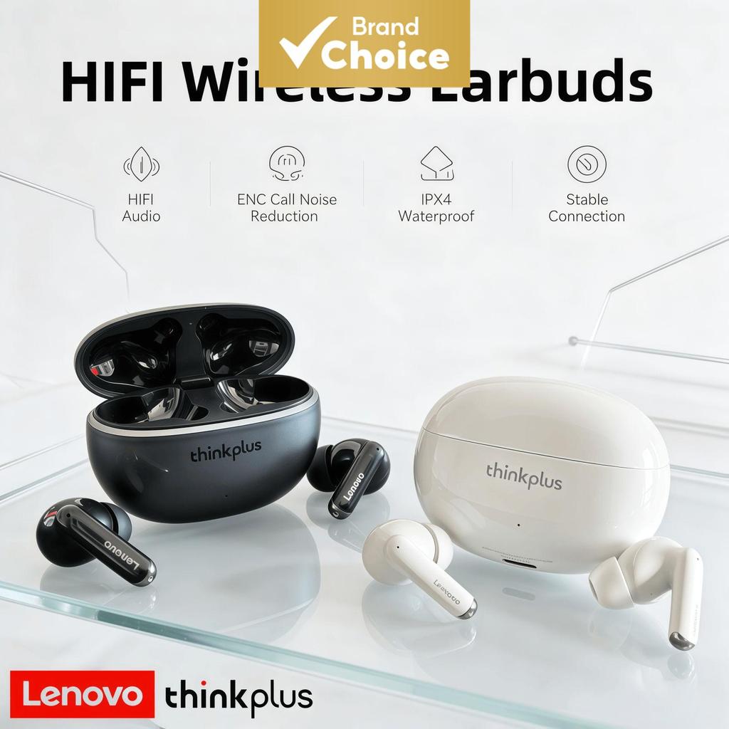 Lenovo XT88 Fones De Ouvido Bluetooth ENC Chamada Cancelamento Ruído Negócios Condução Design Música Uso Diário Viagem C