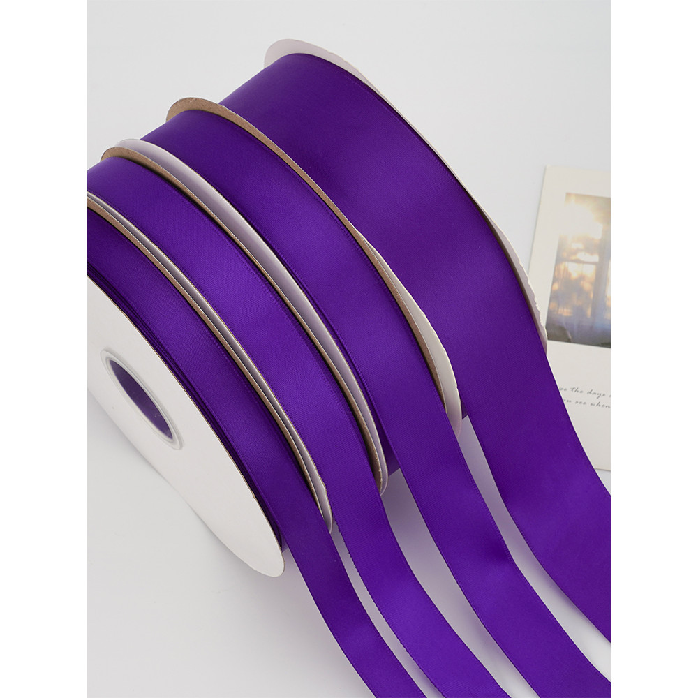 Zhuocai fita roxa escura bolo presente embrulho fita artesanal DIY arco Hairpin decoração Phnom Penh fita
