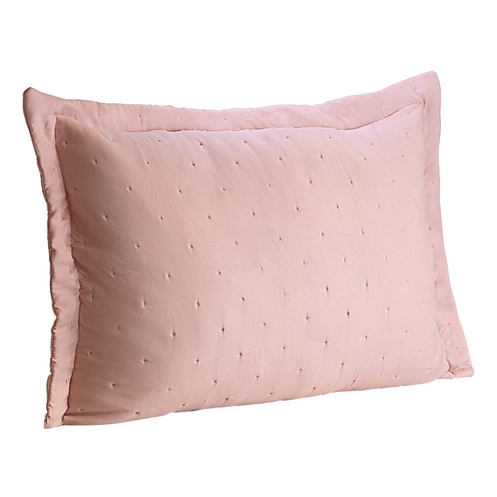 Porta Travesseiro Matelassê Hotel Saphira 50cm x 70cm Rosa