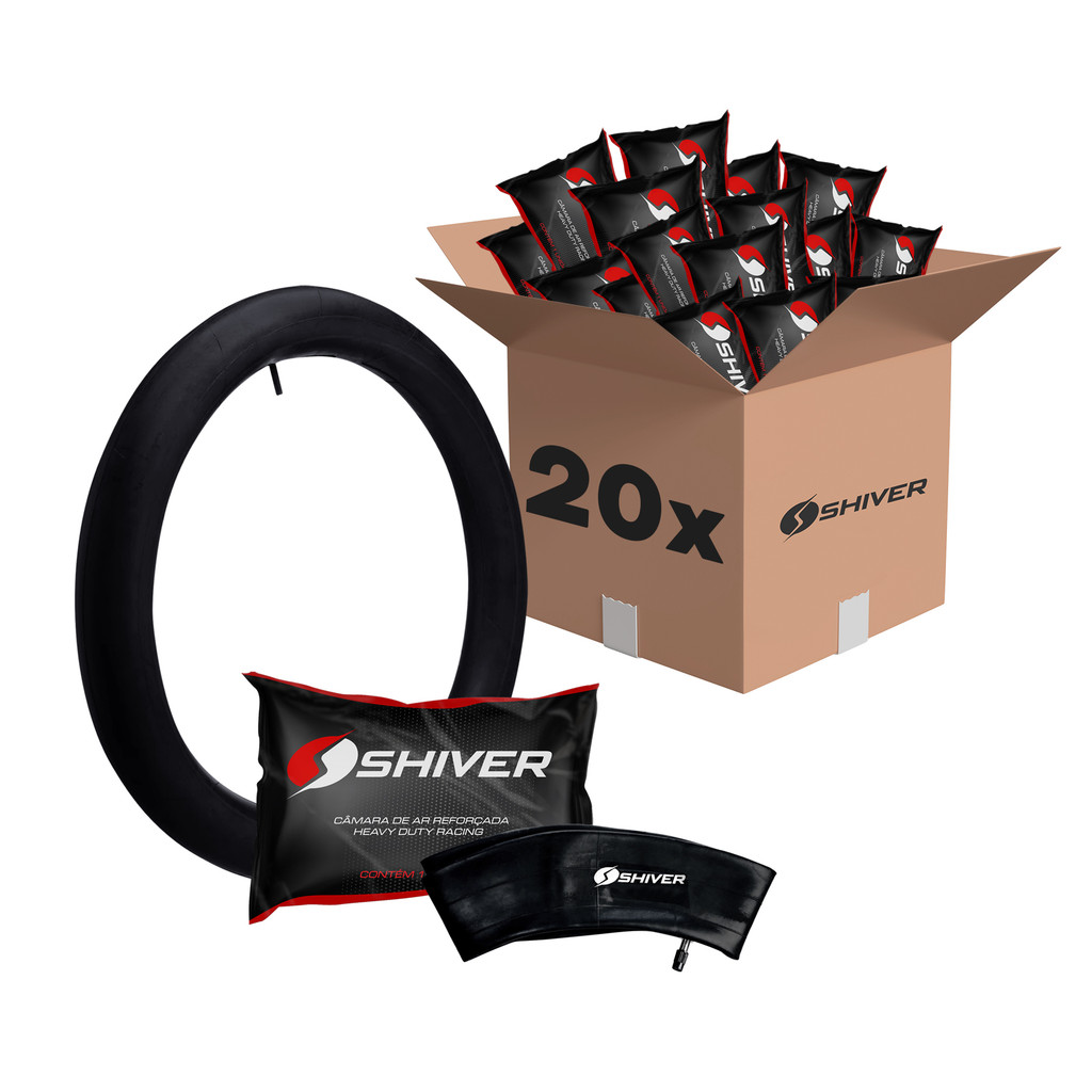Kit 20 Câmaras De Ar Para Pneu 18 Moto Honda Cg titan 150 titan 160 fan 150 fan 160 fan 125 titan 125 ybr factor fazer