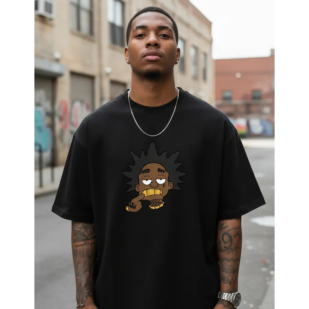 Camiseta Estampada Masculina Feminina Infantil Adulta Personagem Estilo Cartoon 100% Algodão Manga Curta Confortável