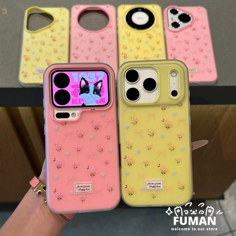 Nova Capa De Telefone Floral Doce 2 Em 1 Para Samsung Galaxy A57 A37 A73 A72 A71 A56 A55 A54 A53 A52 A52S A51 A50 A50S A