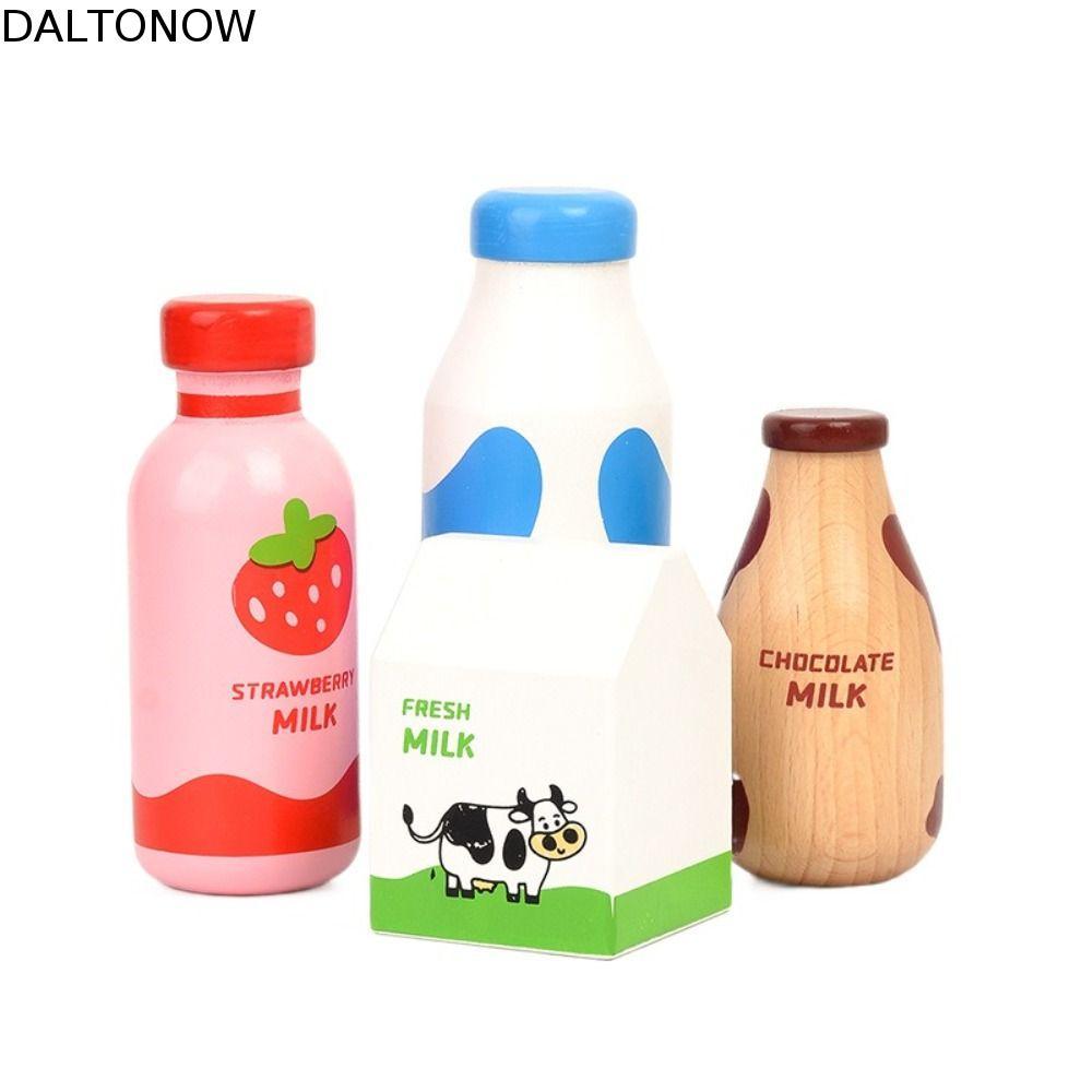 DALTONOW Brinquedos De Comida De Cozinha , Jogo De Imitação , Brinquedo De Garrafa De Bebida , De Leite Para Aprendizage