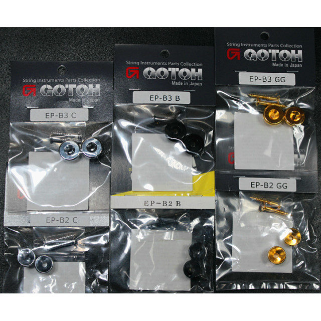 Original japonês GOTOH EP-B2/EP-B3 guitarra baixo cinta fivela cinta botão cinta prego