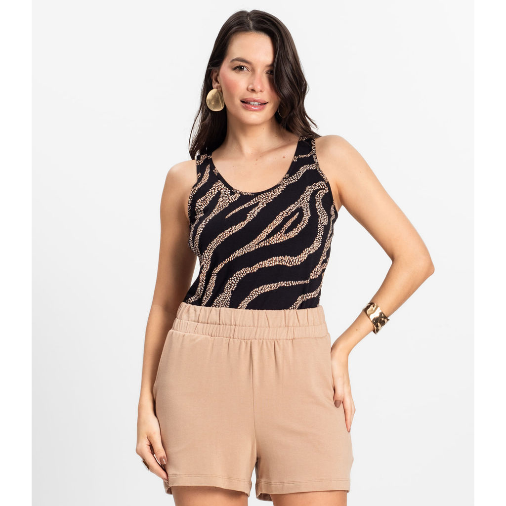 Regata Feminina Viscotorcion Rovitex Preto