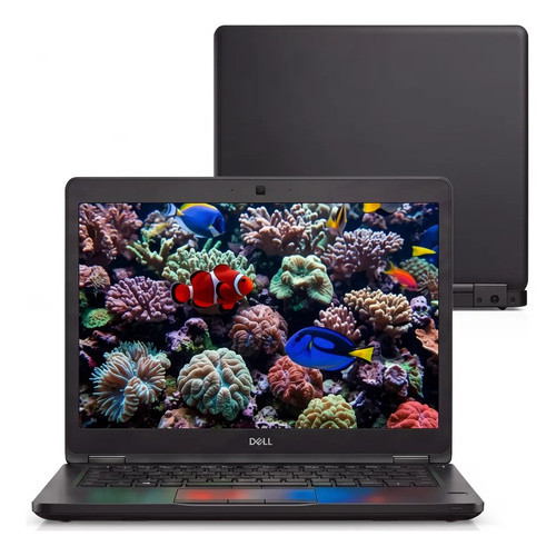 Notebook Dell I5 5400 Ssd 256gb 8gb Ram Win11 Rápido Fhd Preto