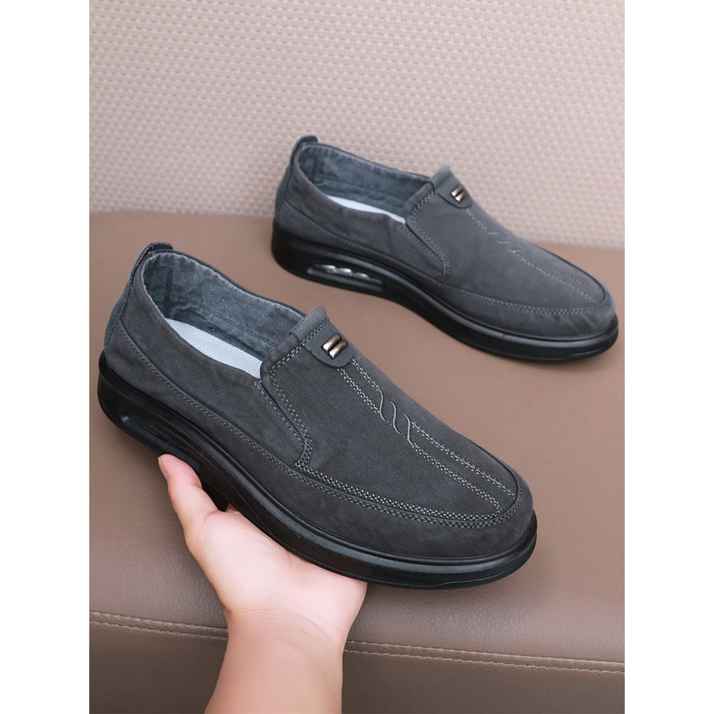 Primavera outono sapatos masculinos velhos pequim sapatos de pano sapatos masculinos de meia-idade sapatos casuais mascu