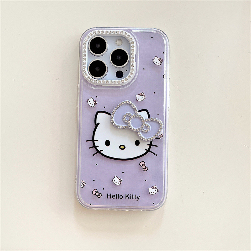 Chassi kt diamante dos desenhos animados 1311 Flash 16 gato adequado para Apple arco mão iphone1412 conjunto 15promax