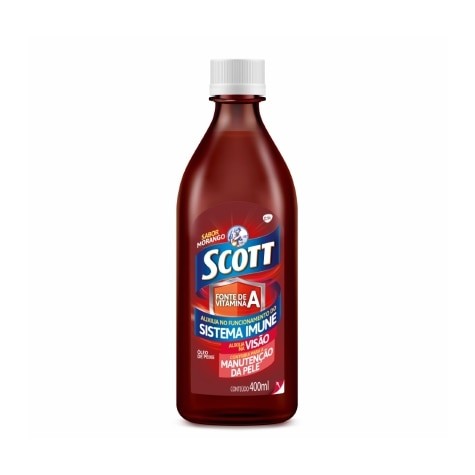 Emulsão Scott Sabor Morango 400ml