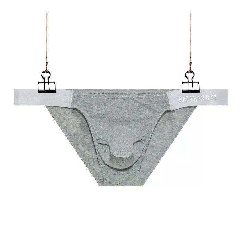 Nova roupa interior masculina separada de algodão cuecas masculinas elefante tronco roupa interior masculina de cintura