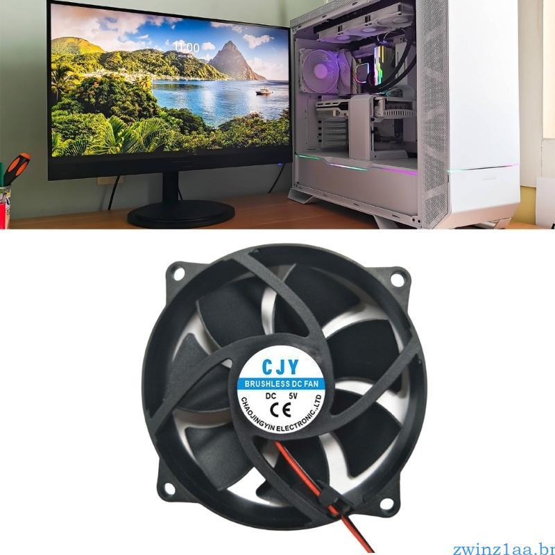 zwinz1aa 90mm 5V 12V 24V Silencioso Ventilador De Computador PC Para Caso GPU CPU Radiador De Refrigeração Acessórios