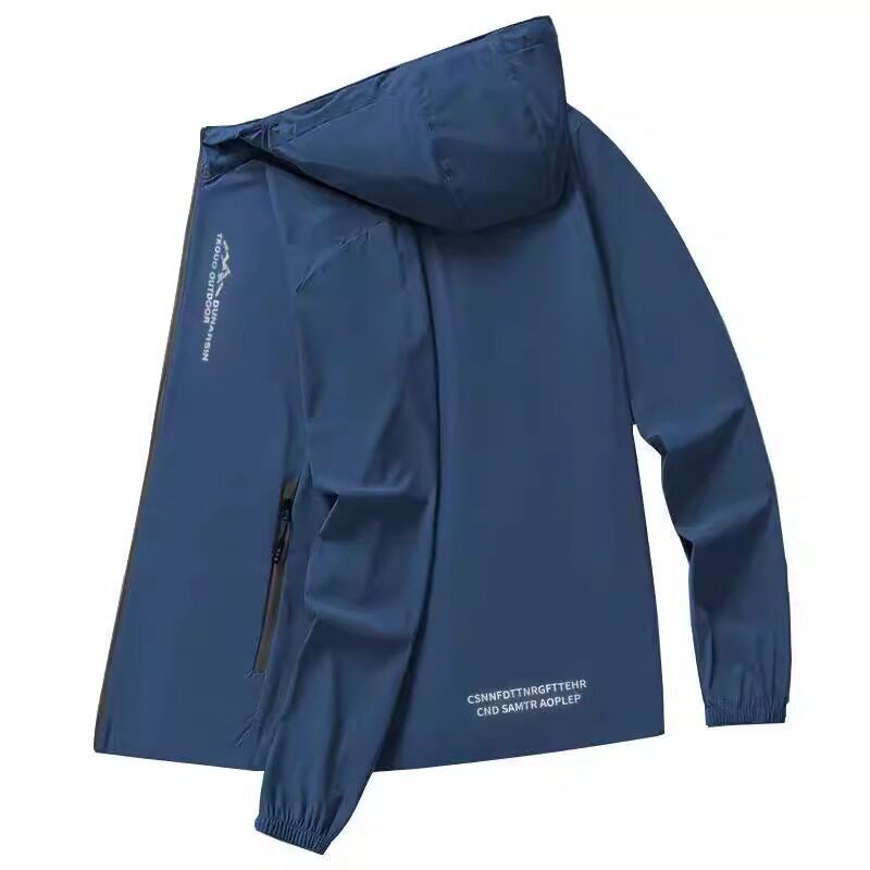 Atacado roupas de protetor solar de seda gelo masculino verão à prova de ultravioleta roupas de pele Ultra-fino roupas d