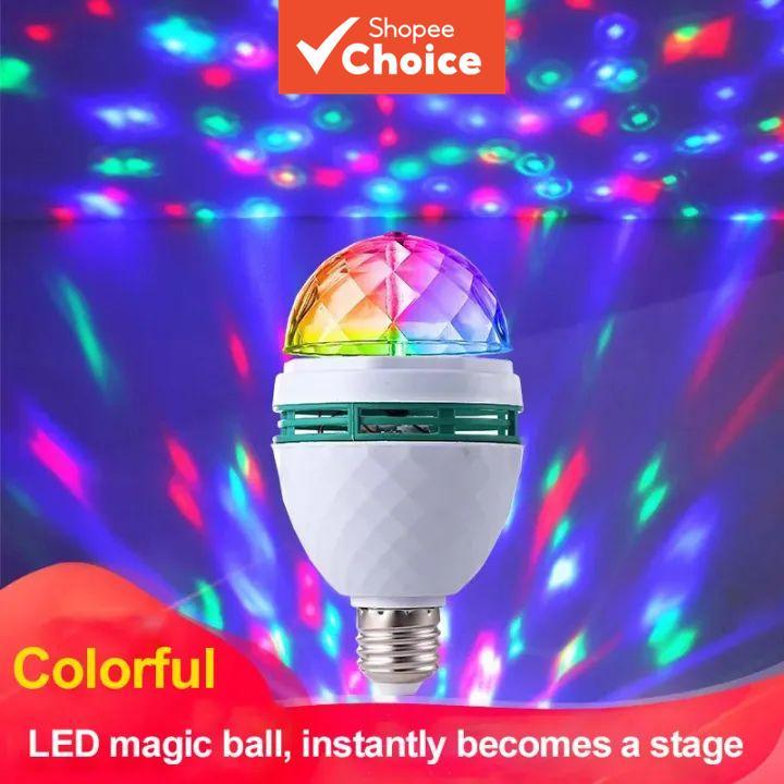 Luz Mágica Rotativa Colorida Para Palco , Lâmpada De Bola RGB Disco KTV , Controle De Voz Inteligente Por Aplicativo Wi-
