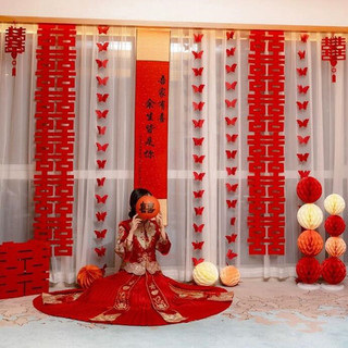 Tridimensional borboleta Latte longo personagem feliz conjunto de decoração de quarto de casamento casamento casamento q