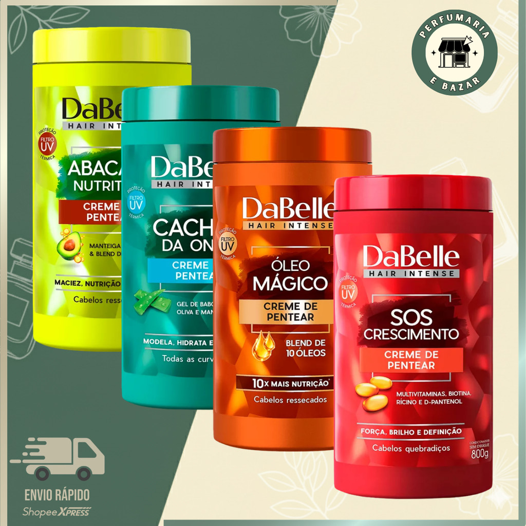 Cremes de Pentear 800G DaBelle - Escolha O Seu