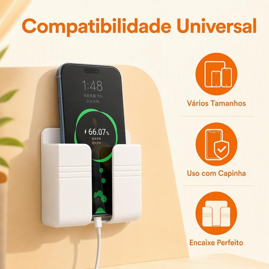 1/2/5 Suporte De Parede Multifuncional Caixa De Armazenamento Casa Para Carregar Remoto Um Slot Organizadores para Casa