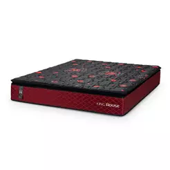 Colchão c/ Molas Ensacadas Toronto Queen 158x198x28 Vermelho